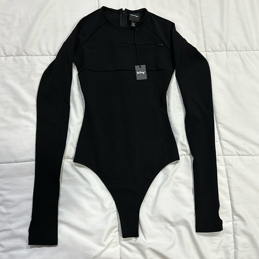 Khy Long Sleeve Black Bodysuit